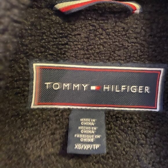 Tommy Hilfiger Faux Leather Jacket  with Sherpa Lining Ladies XS - Picture 6 of 16